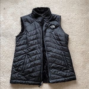 Black Reversible North Face vest